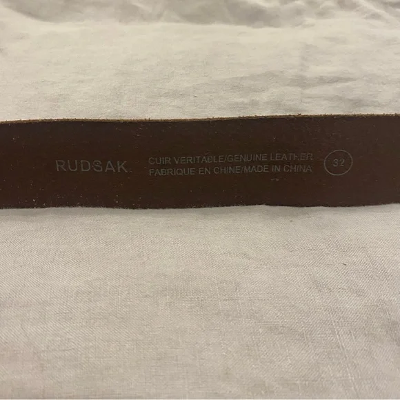 Leather RUDSAK belt - Picture 4 of 4